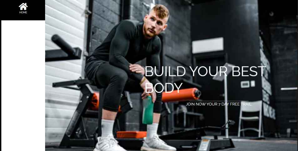 publish gym website template online 