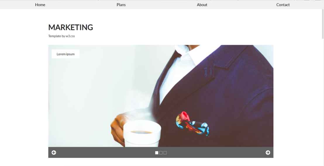 Photography website template